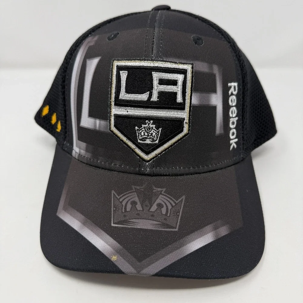 Los Angeles Kings Hat Cap Snap Back Mens One Size Black NHL Hockey Reebok